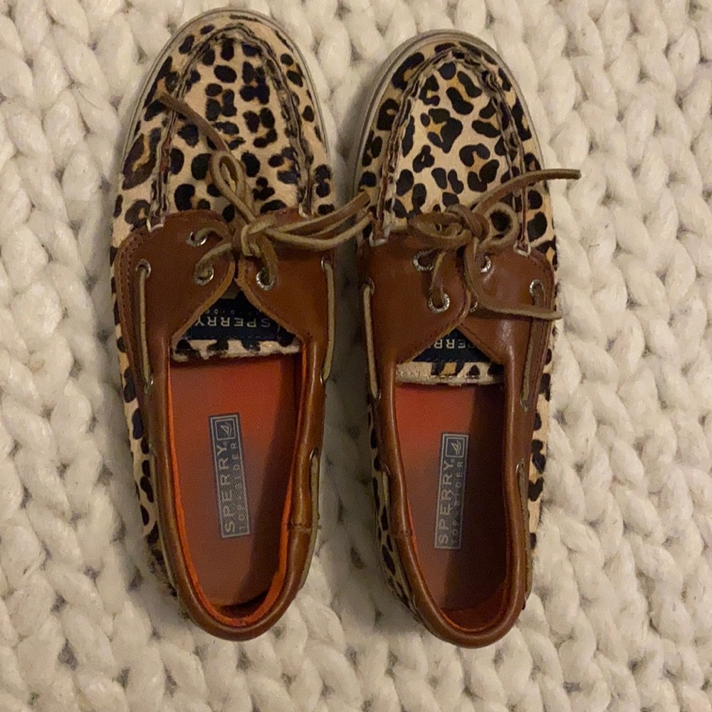 Sperry Leopard Shoes